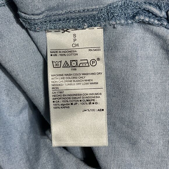 Old Navy Chambray Shirt Dress Size Small - Picture 11 of 11